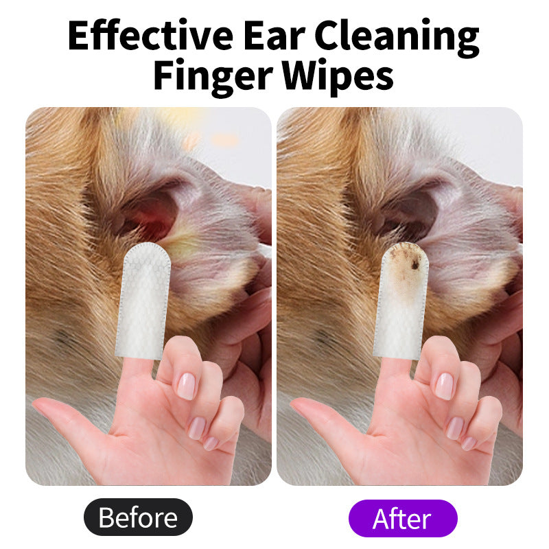 PET Ear Cleaning Wipes for Dogs & Cats 50pcs